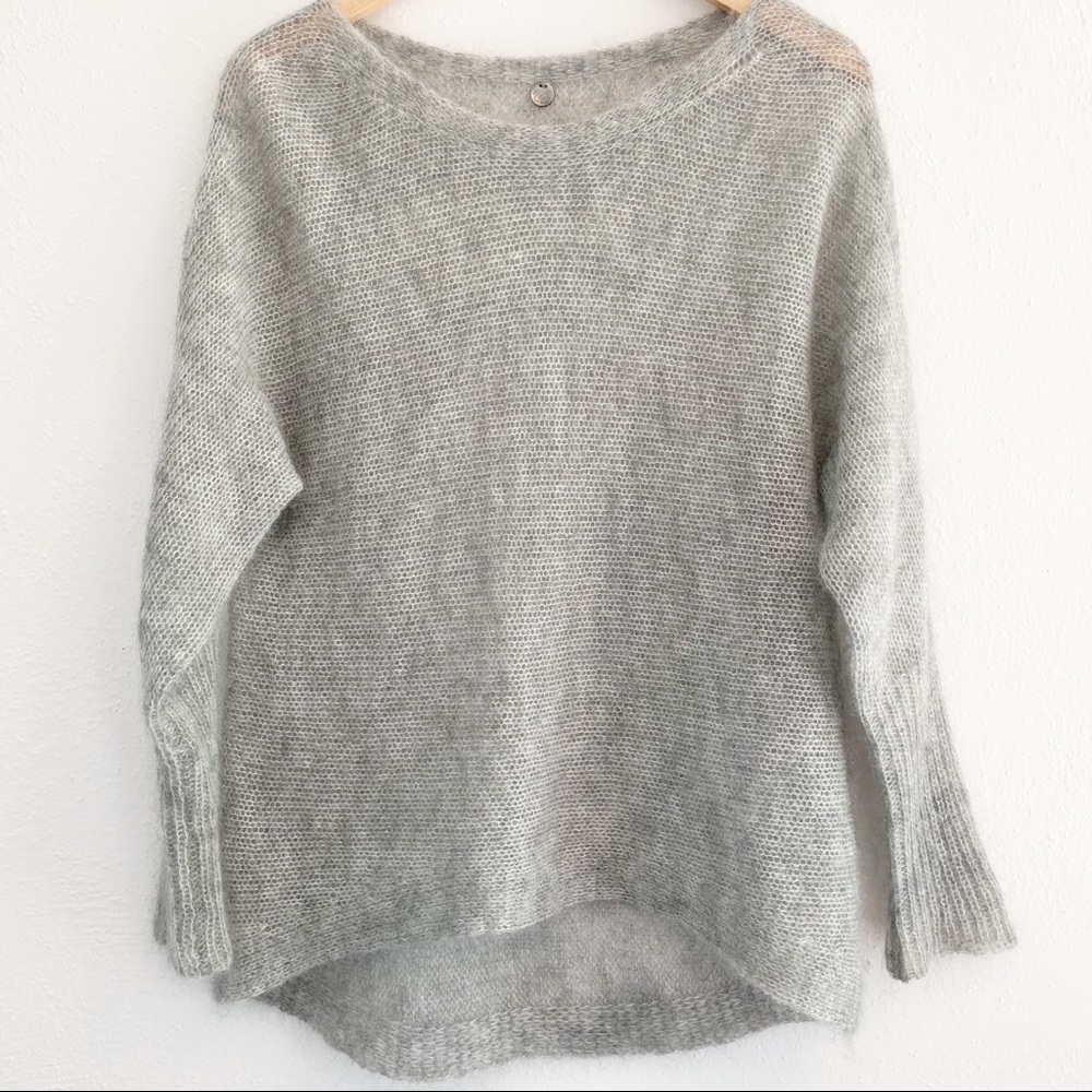 Margaret O’Leary Simple Dolman Mohair Sweater, S